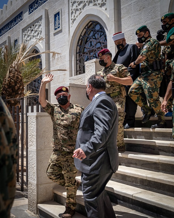 أول مكان زاره الملك في معان