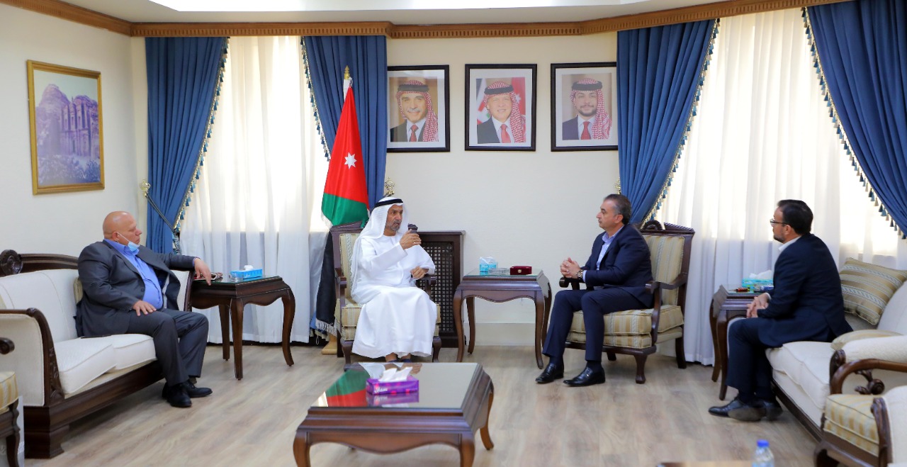 زيادين يلتقي الجروان رئيس المجلس العالمي