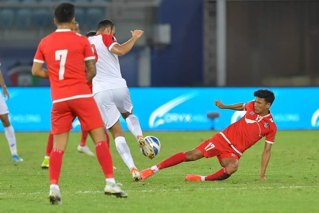 الأردن يهزم نيبال بثلاثية (صور)