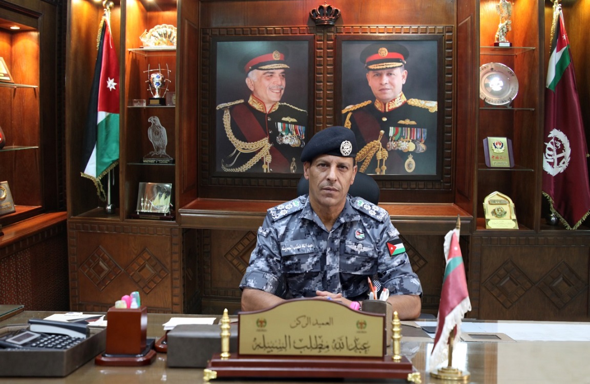 المقدم فلاح الطراونة يهنئ العميد عبدالله