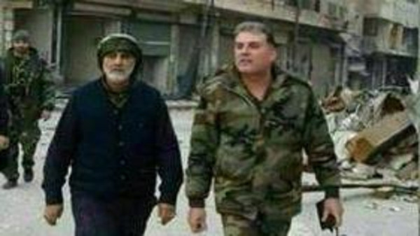 ’قاسم سليماني‘ في حلب - صور