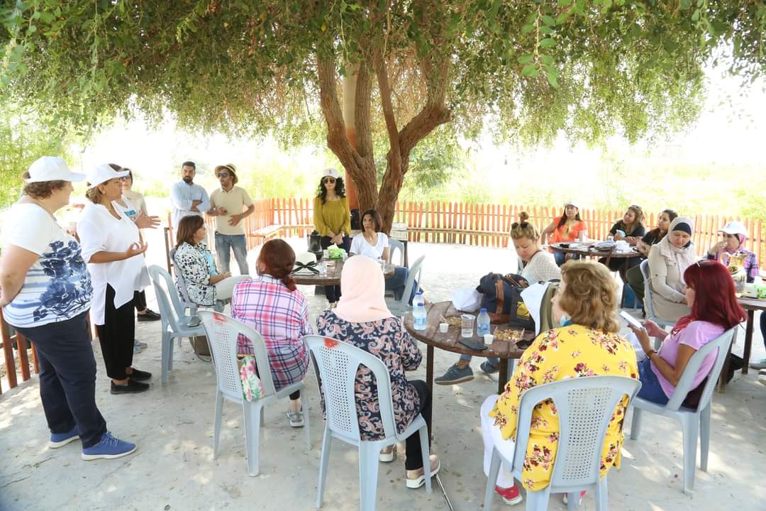 شبكة نساء النهضة تزور مشروع اليسر