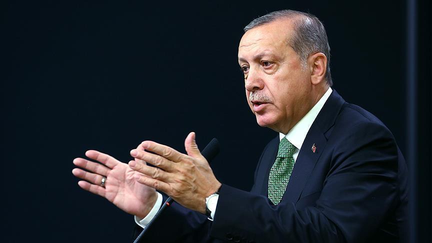 أردوغان: الأذان يصدح من مآذننا بفضل