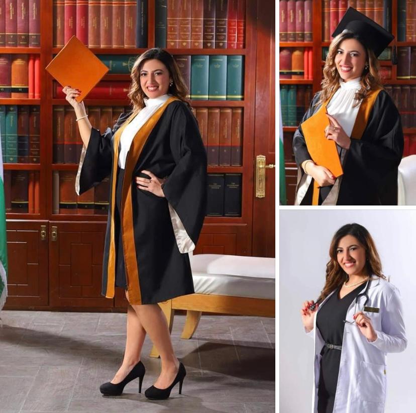 الدكتورة دينا دحابره مبروك التخرج