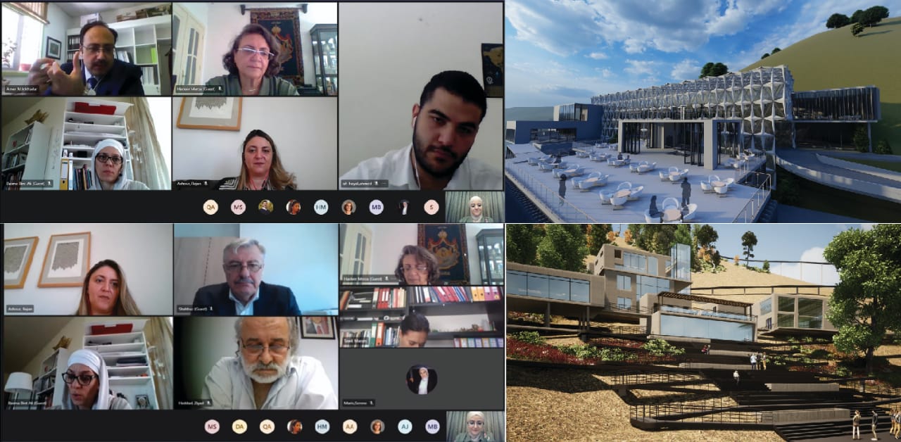 مناقشة مشروعي تخرج لطالبين بالألمانية الأردنية