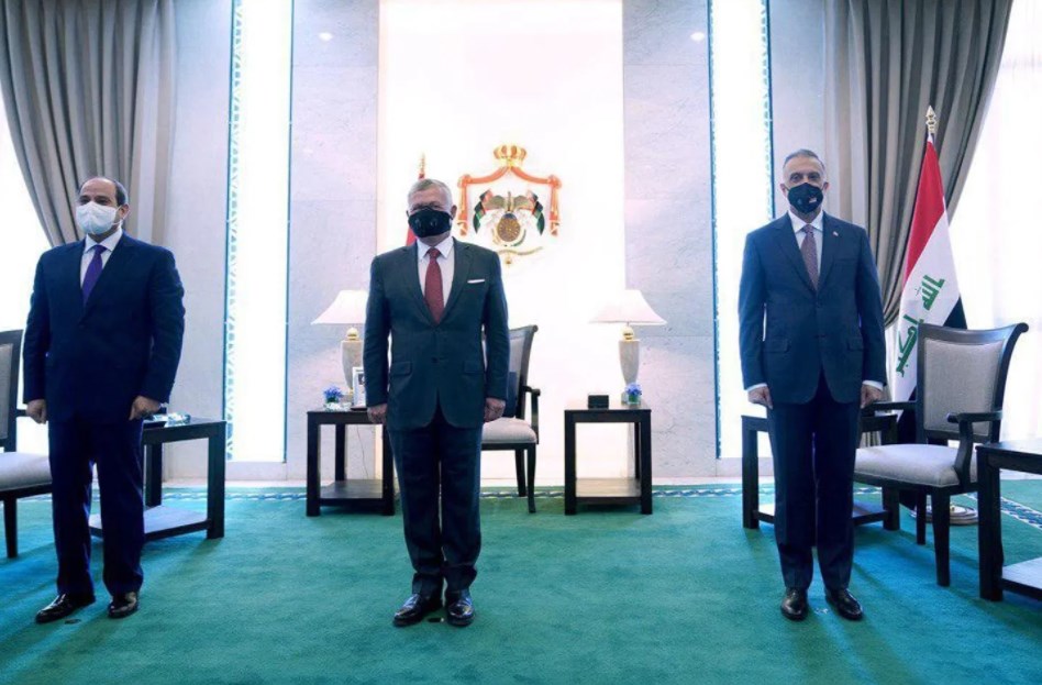 الكاظمي للملك والسيسي: مرحبا بكم في