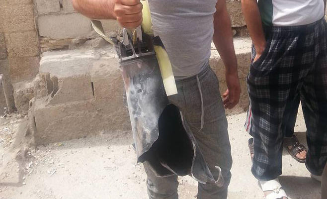 قذيفة سورية تسقط قرب مدرسة في