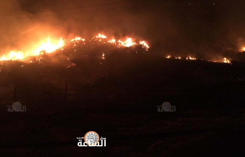 التعامل مع 106 حرائق بالغطاء النباتي