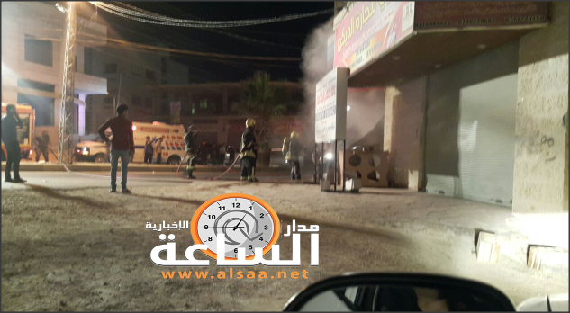 بالصور.. حرق محال في الصريح