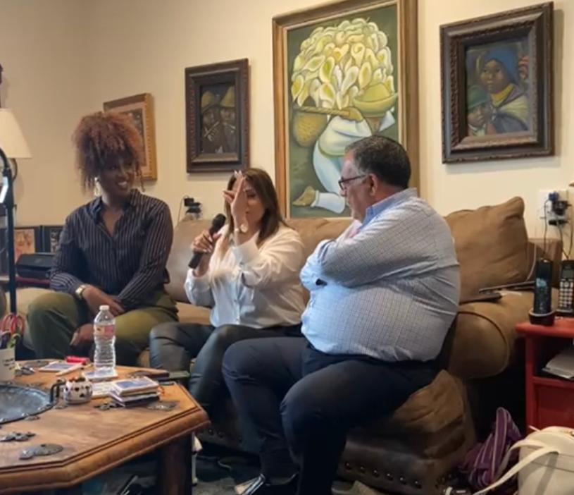 الأردنية رانيا حدادين في جلسة حوارية