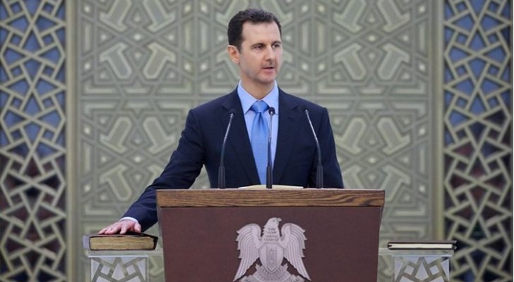 الرئيس السوري بشار الأسد يؤدّي اليمين