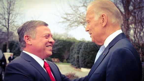 الملك يلتقي بايدن اليوم