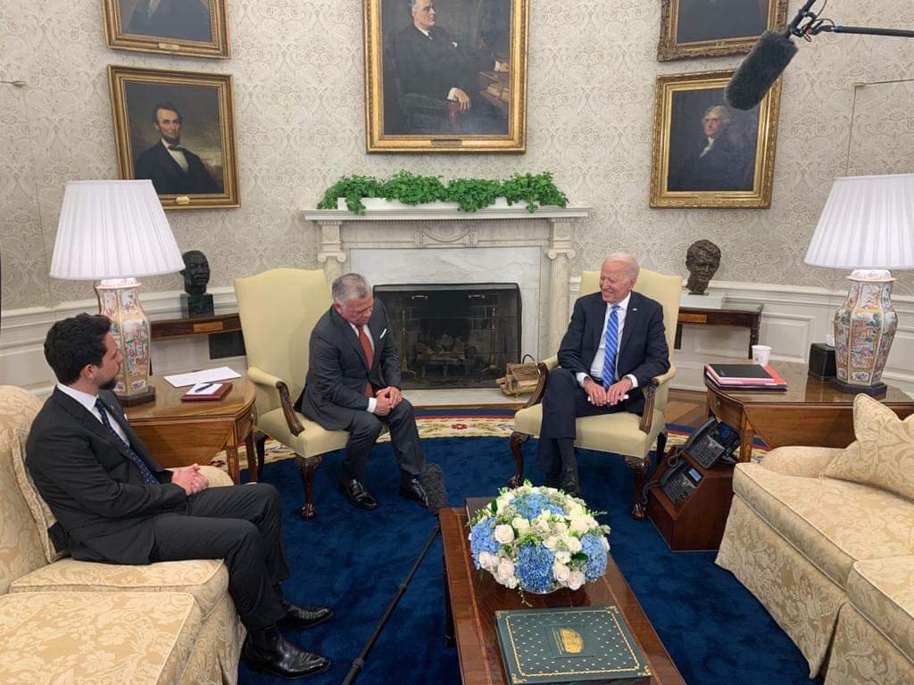 الملك: نشكر الدعم الأميركي للأردن خلال