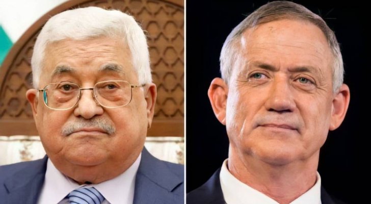 غانتس وعباس يتفقان هاتفيا على اتخاذ