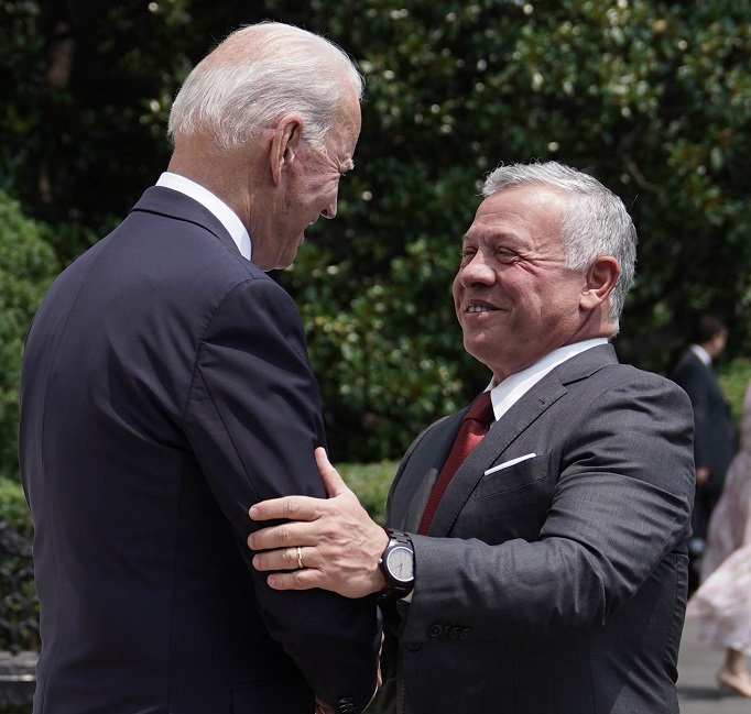 ماذا قال بايدن عن لقائه بالملك