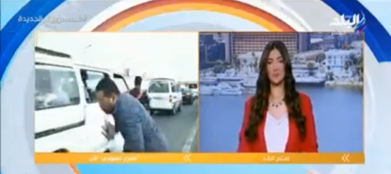 مذيع مصري يتعرض لحادث سير على