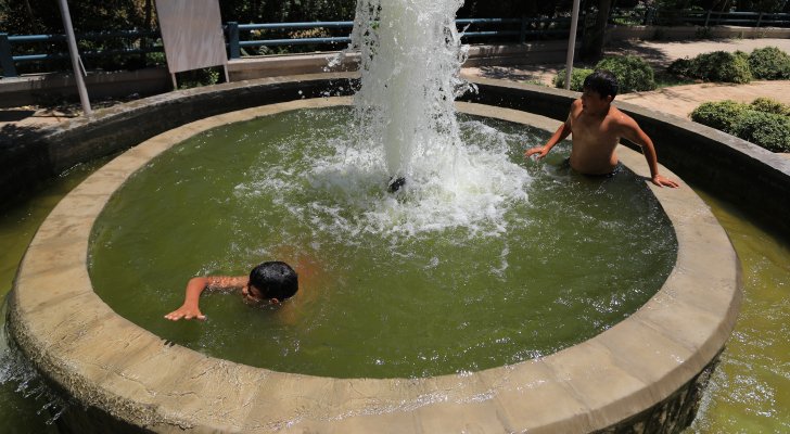 موعد ذروة الكتلة الهوائية الحارة التي