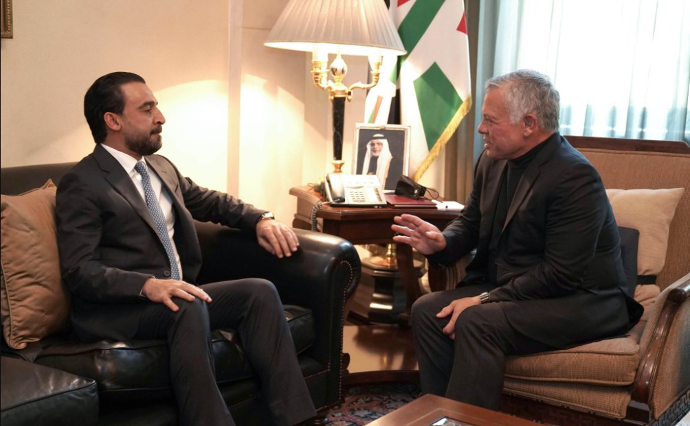 الملك يستقبل الحلبوسي ويؤكد وقوف الاردن