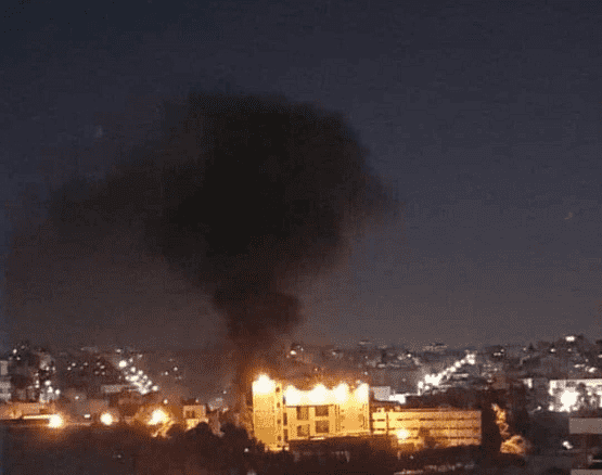 حريق بكلية الفنون في الجامعة الاردنية