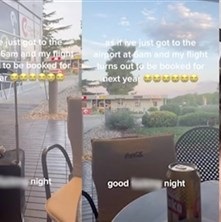 تصل إلى المطار قبل عام من