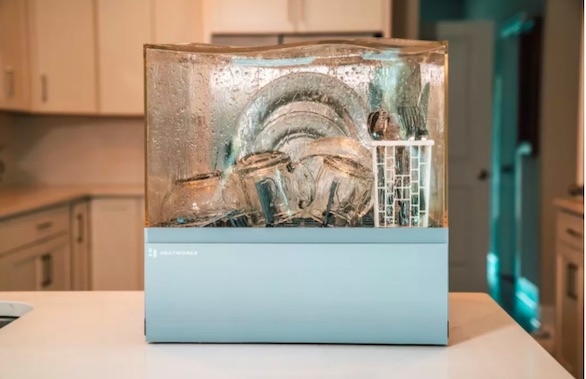 غسالة أطباق مدمجة صغيرة توفر المياه