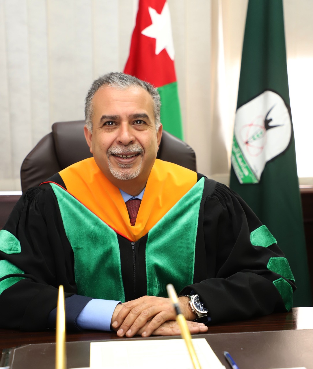 العموش قائما بـ أعمال رئيس جامعة