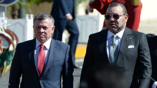 الملك والعاهل المغربي يبحثان تطورات المنطقة