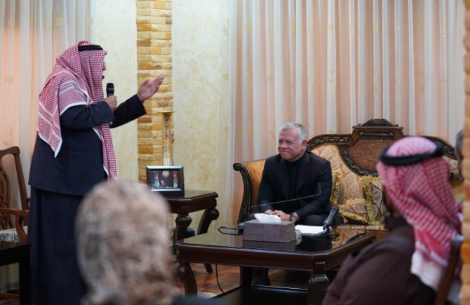 لقطات من زيارة الملك لدارة الشيخ