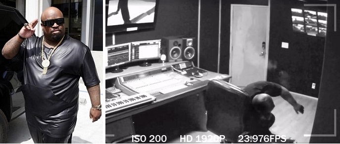 شاهد المغني الأميركي لحظة انفجر به