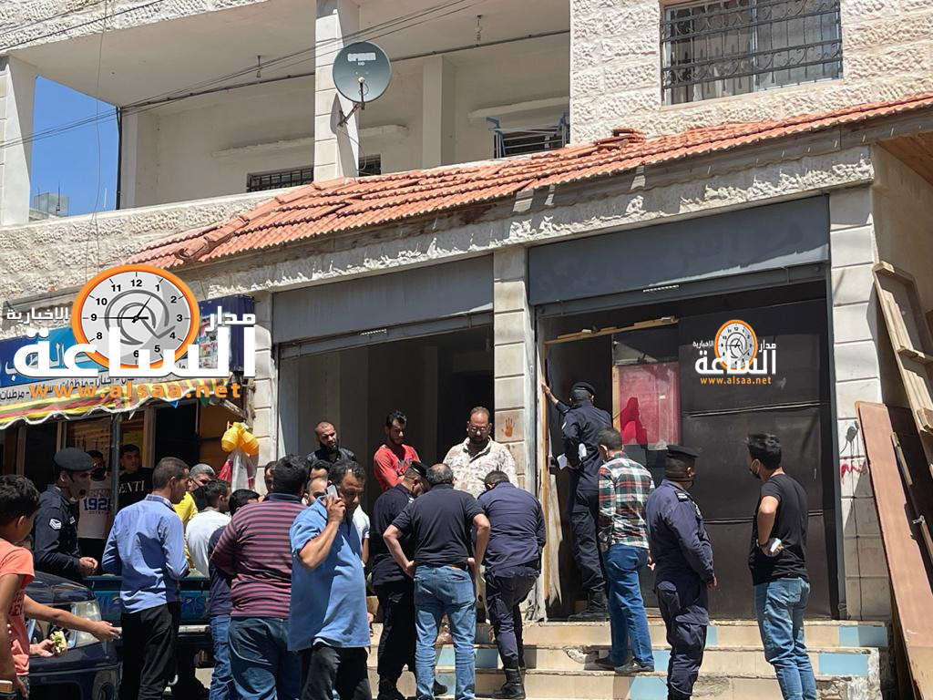 جثة داخل محل تنجيد في ضاحية