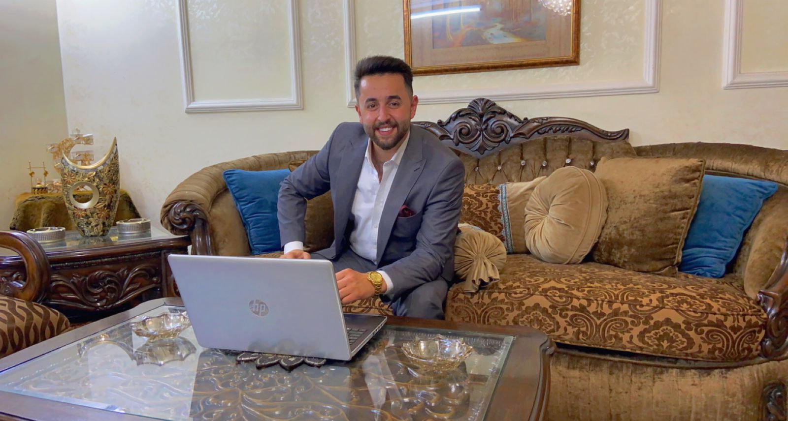 الزميل باسل عويد.. مبارك الماجستير