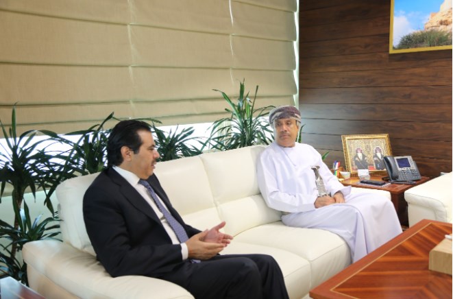 السفير الأردني القهيوي يلتقي مدير عام