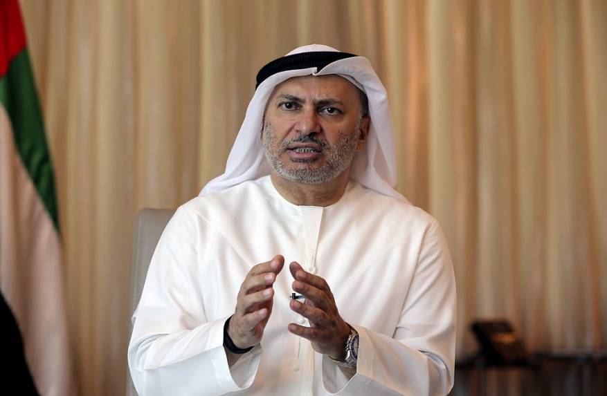 وزير إماراتي: وجود حماس بقطر مشكلة