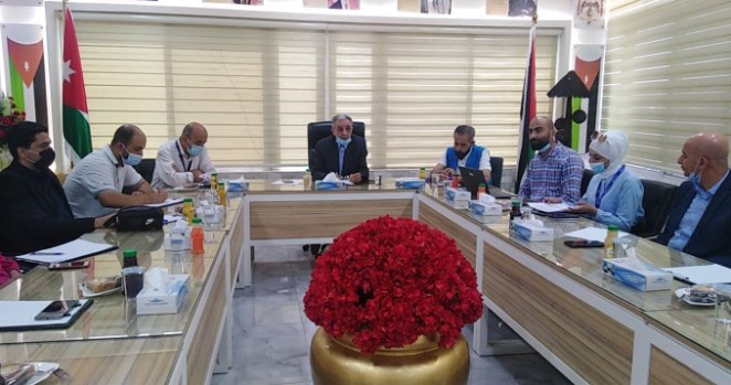 اجتماع بين مستشفى المقاصد والهيئة الطبية