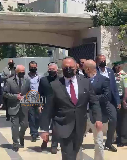 الملك عبدالله الثاني في دارة الفريق