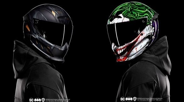 خوذة بتصميم الجوكر وباتمان من روروك
