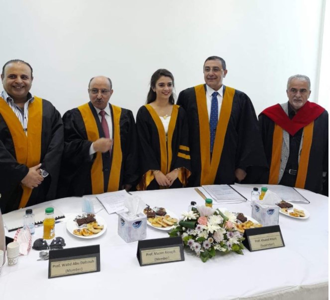 بترا عساف.. مبروك الماجستير