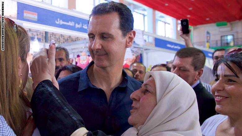 الرئاسة السورية تنشر فيديو لبشار الأسد