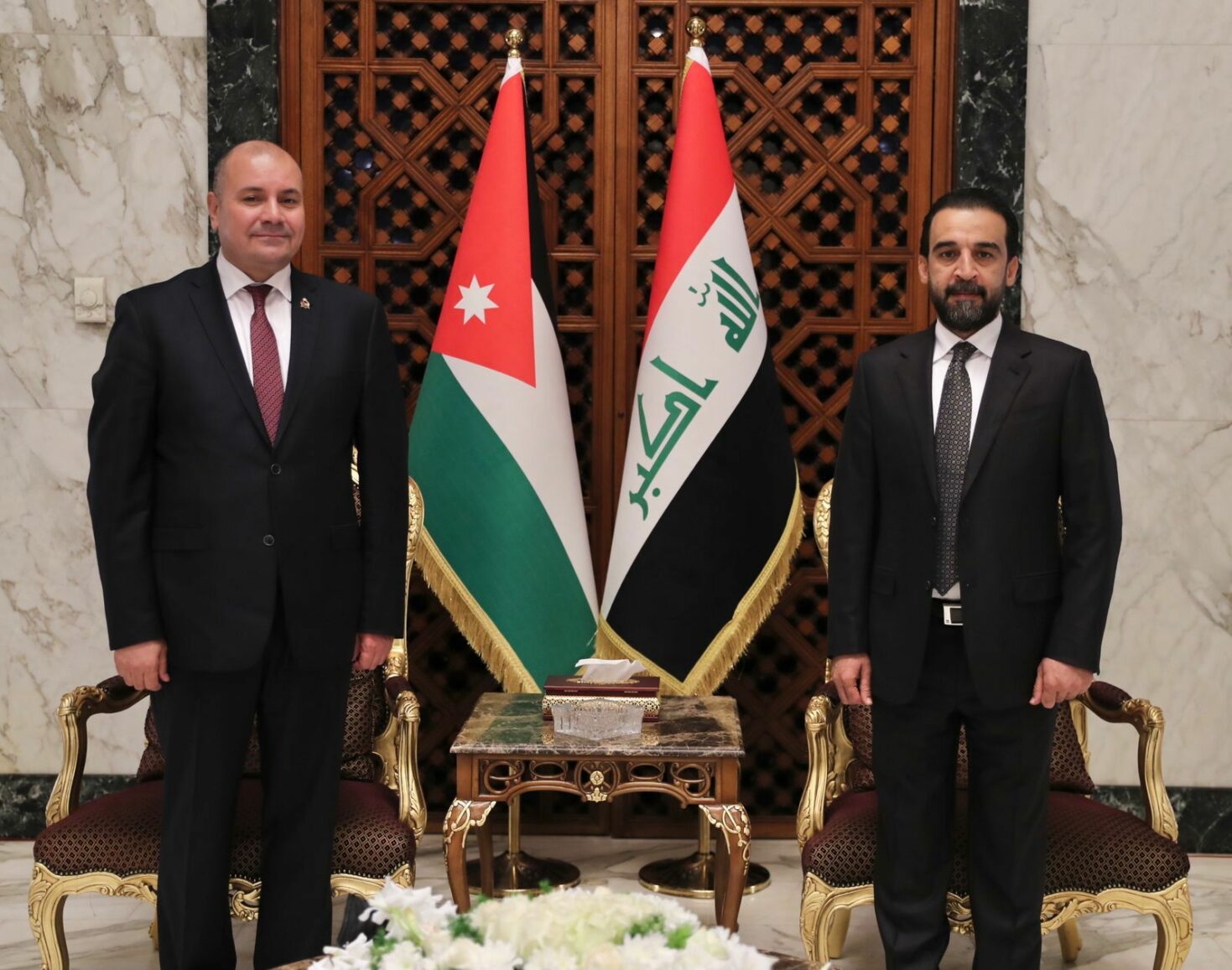 العودات يصل إلى بغداد والحلبوسي في