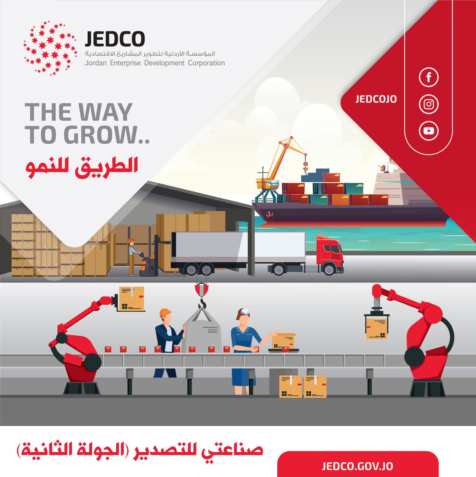 جيدكو تطلق برنامجا لدعم للشركات الصناعية