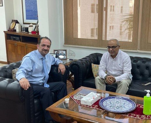 الكايد يستهل عمله بلقاء الوزني