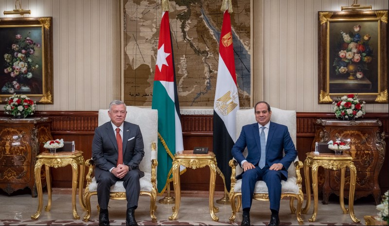 الملك والسيسي يبحثان العلاقات المشتركة