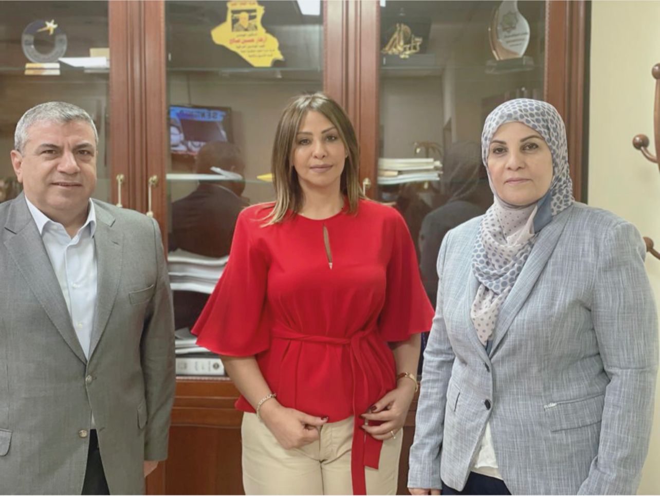 رانيا حدادين تواصل نشاطاتها في العراق