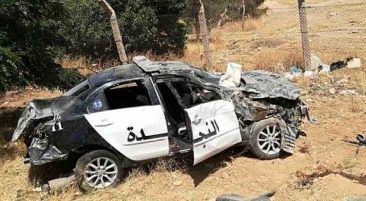 إصابة رجلي أمن عام بتدهور دورية