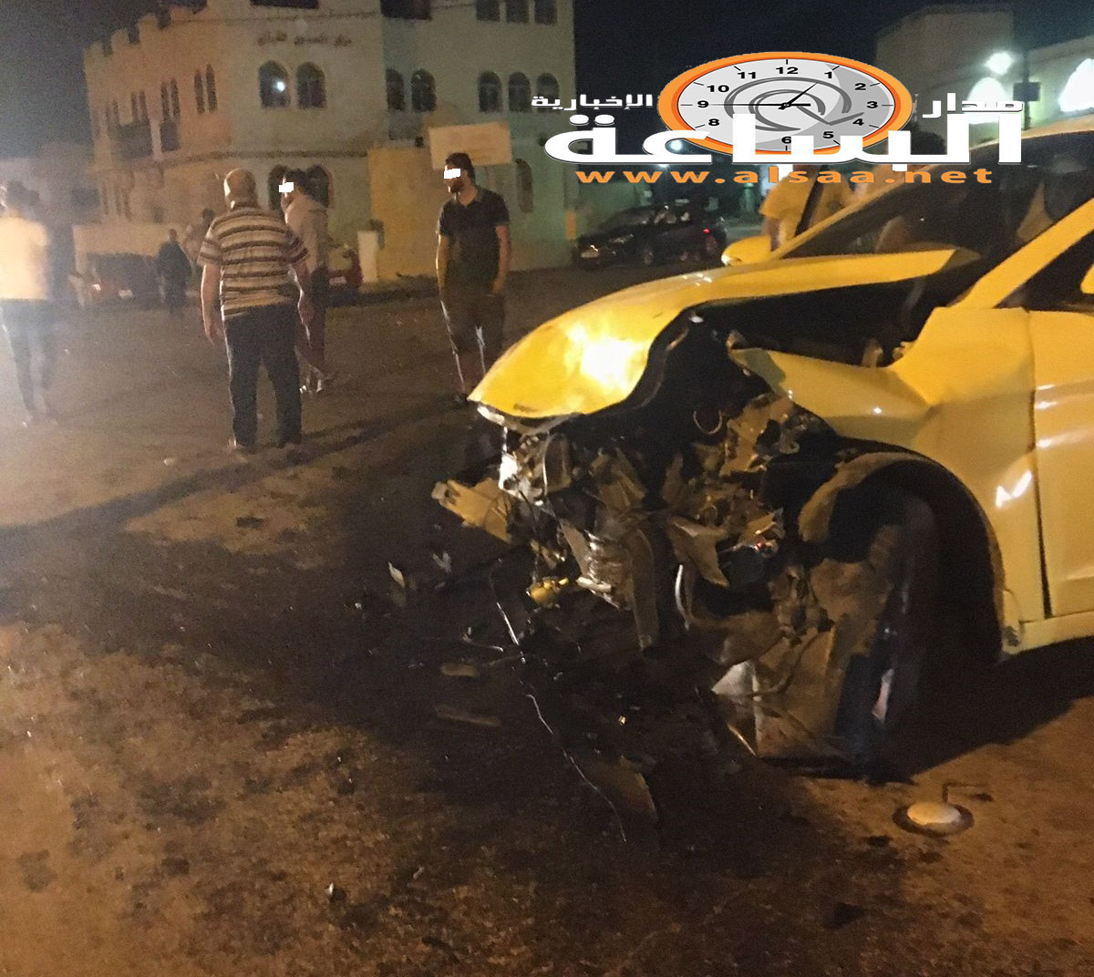 3 إصابات بتصادم تكسيين في إربد