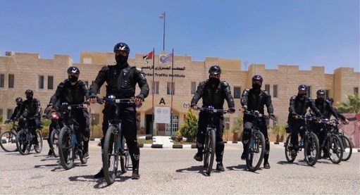 أول وحدة دراجات تكتيكية في الأردن