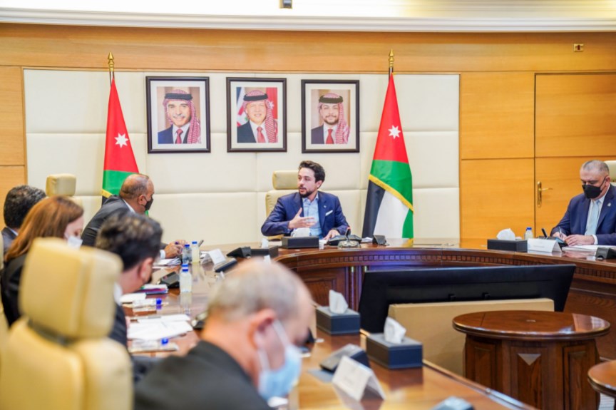 الأمير الحسين يترأس اجتماعا في رئاسة