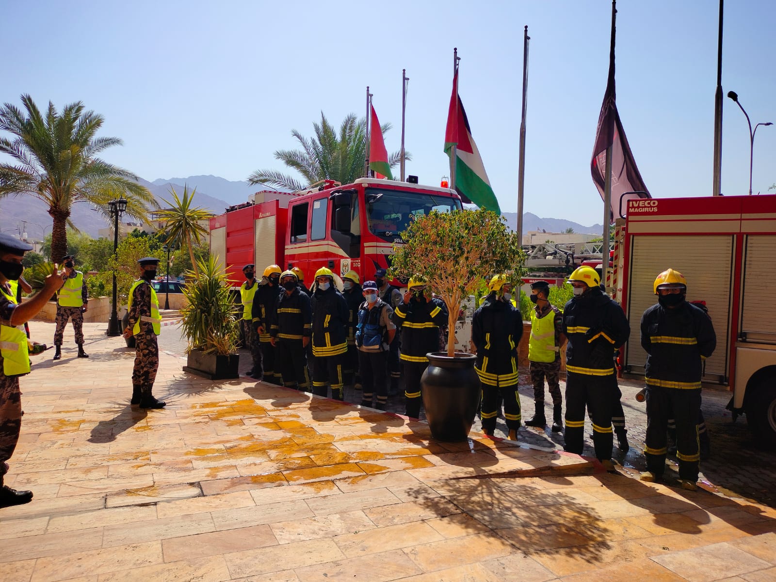 فرضية نشوب حريق في فندق اوريكس