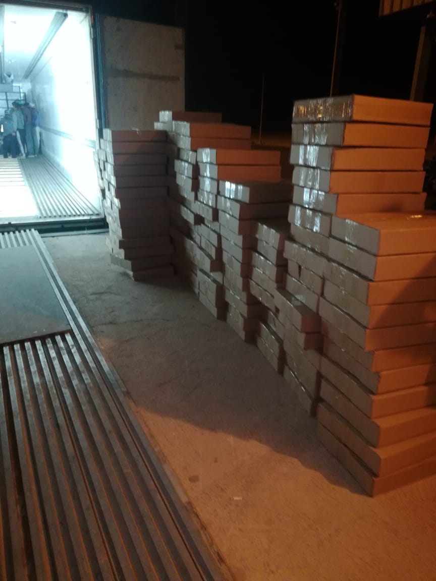 الجمارك تحبط تهريب 25 الف علبة