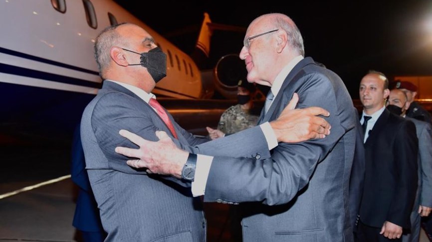 ميقاتي يستقبل الخصاونة